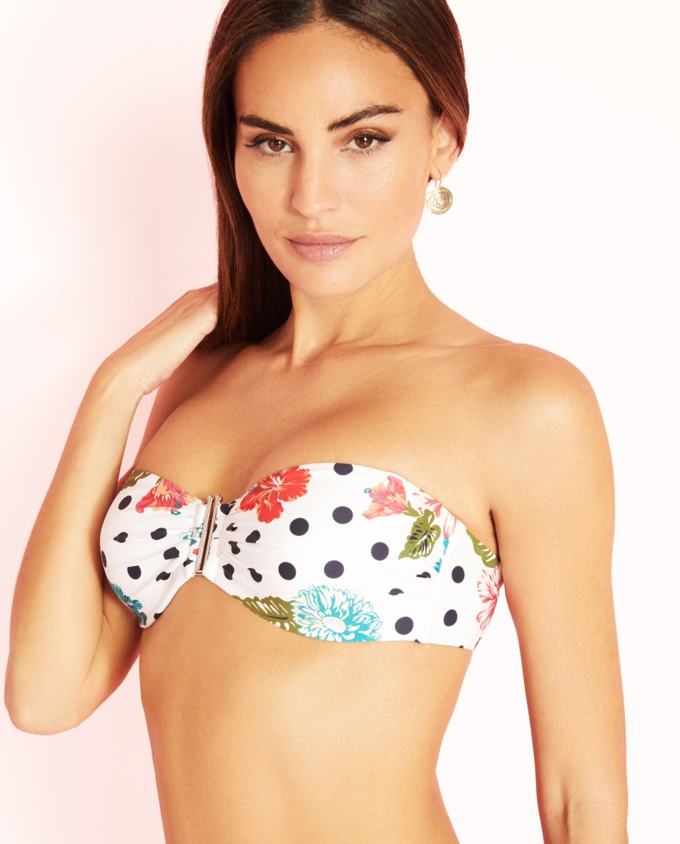 TOP BIKINI BANDEAU SEM COPA