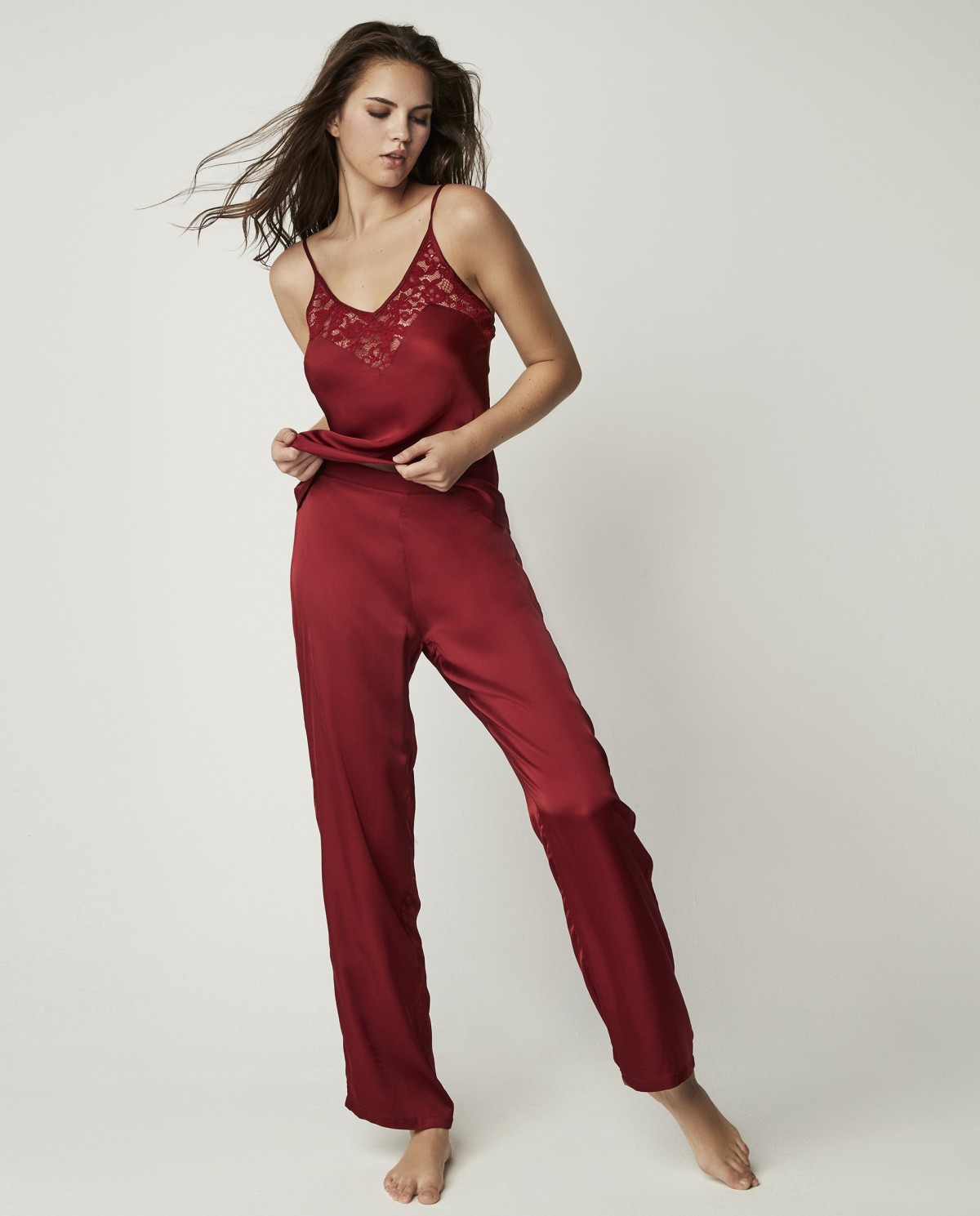 TWO PIECE LINGERIE PAJAMAS