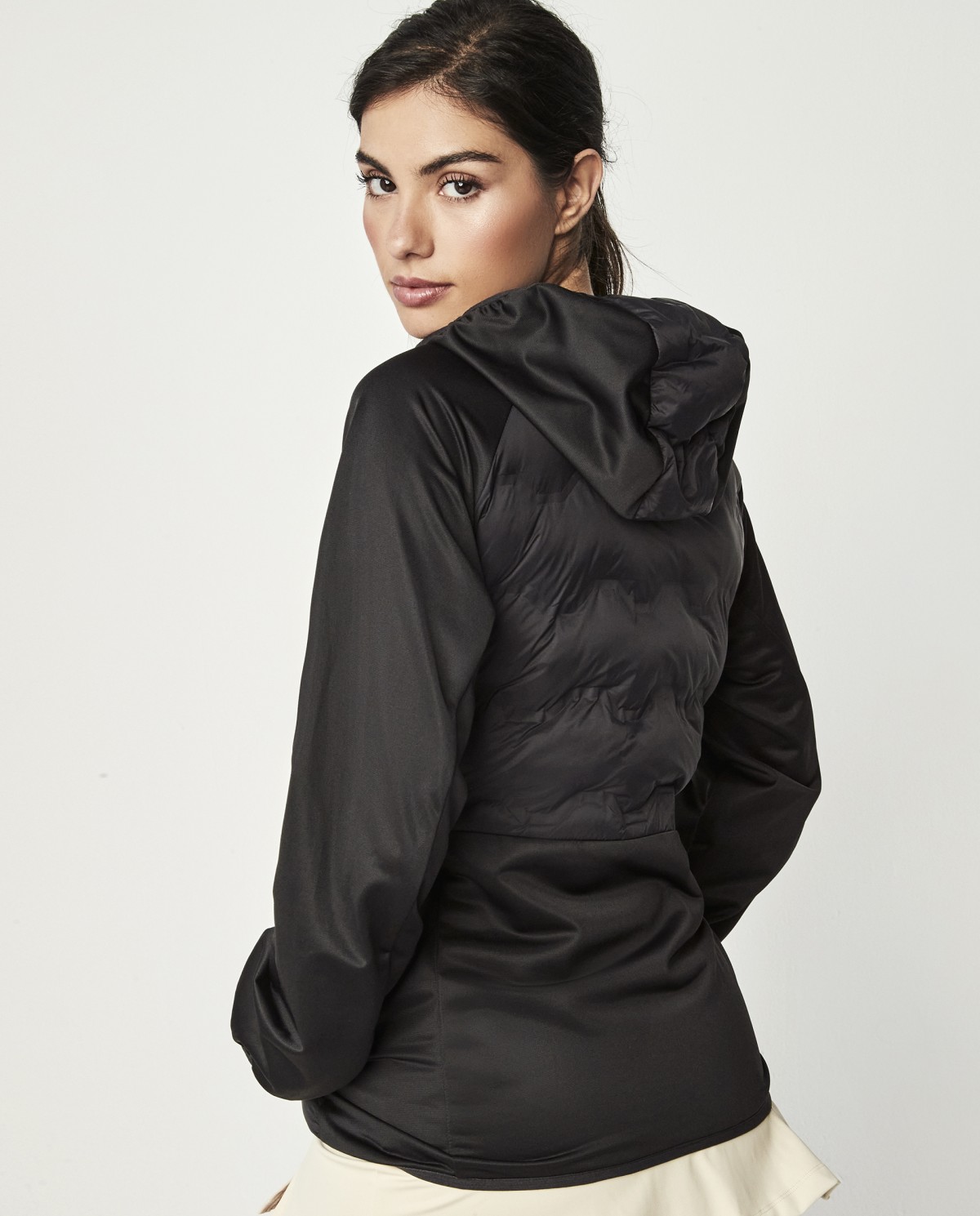 DOWN JACKET WITH HOOD BY PILAR RUBIO