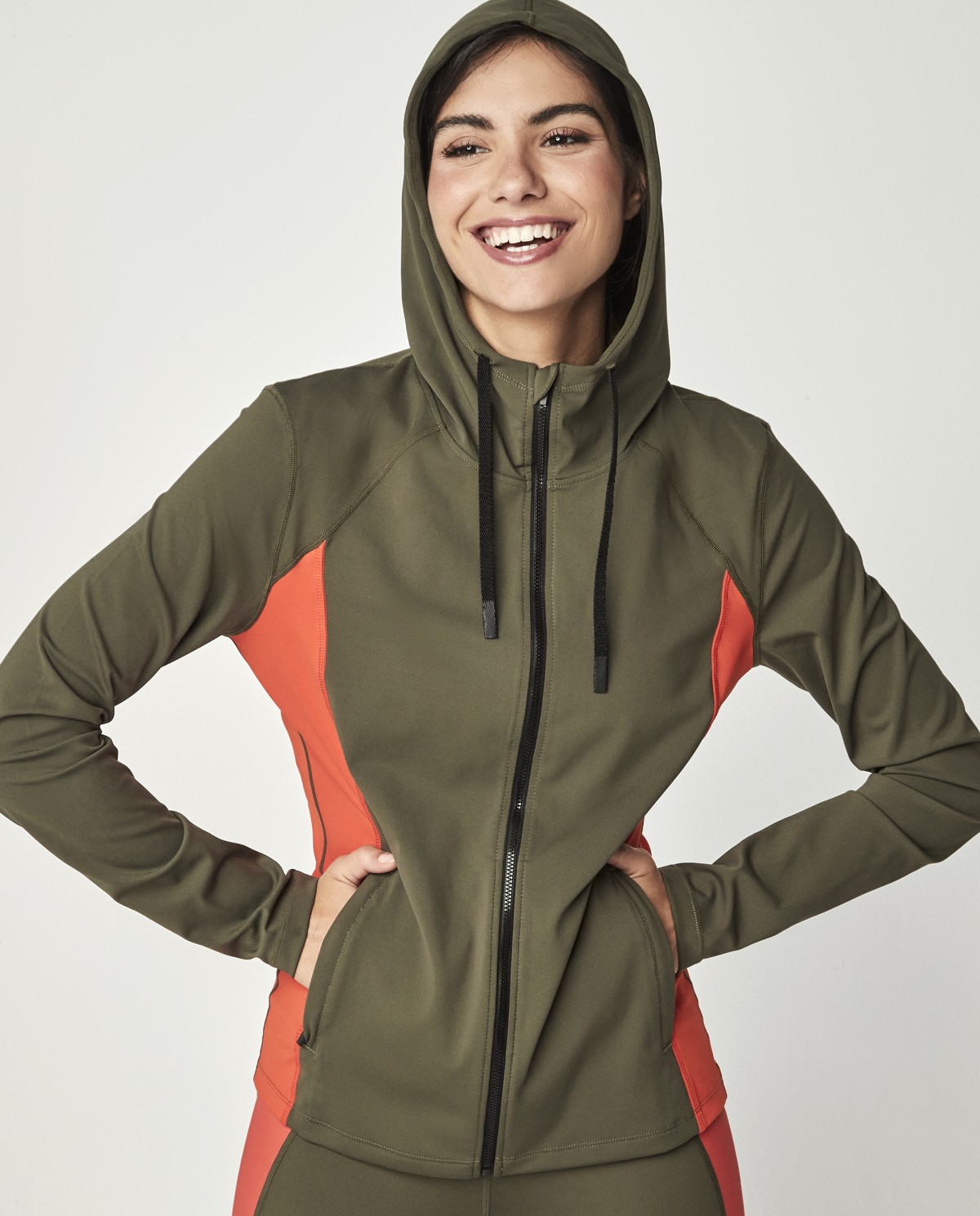 HOODED SPORTS JACKET BY PILAR RUBIO