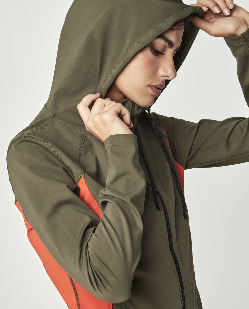 HOODED SPORTS JACKET BY PILAR RUBIO