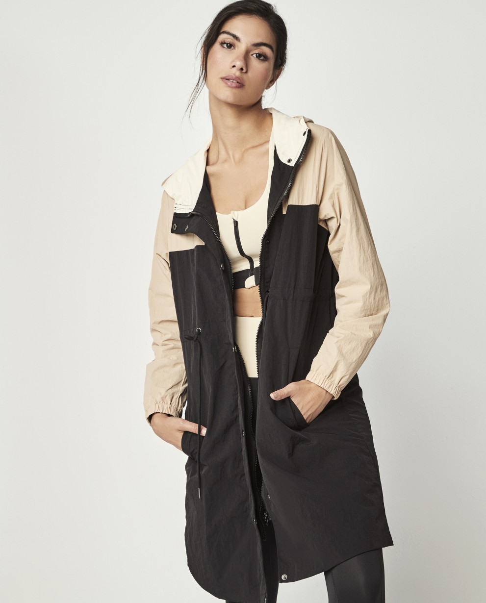 LONG WIND BREAKER JACKET BY PILAR RUBIO