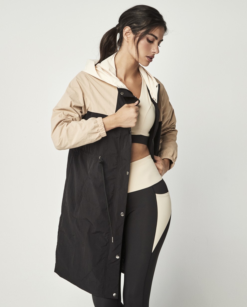 LONG WIND BREAKER JACKET BY PILAR RUBIO