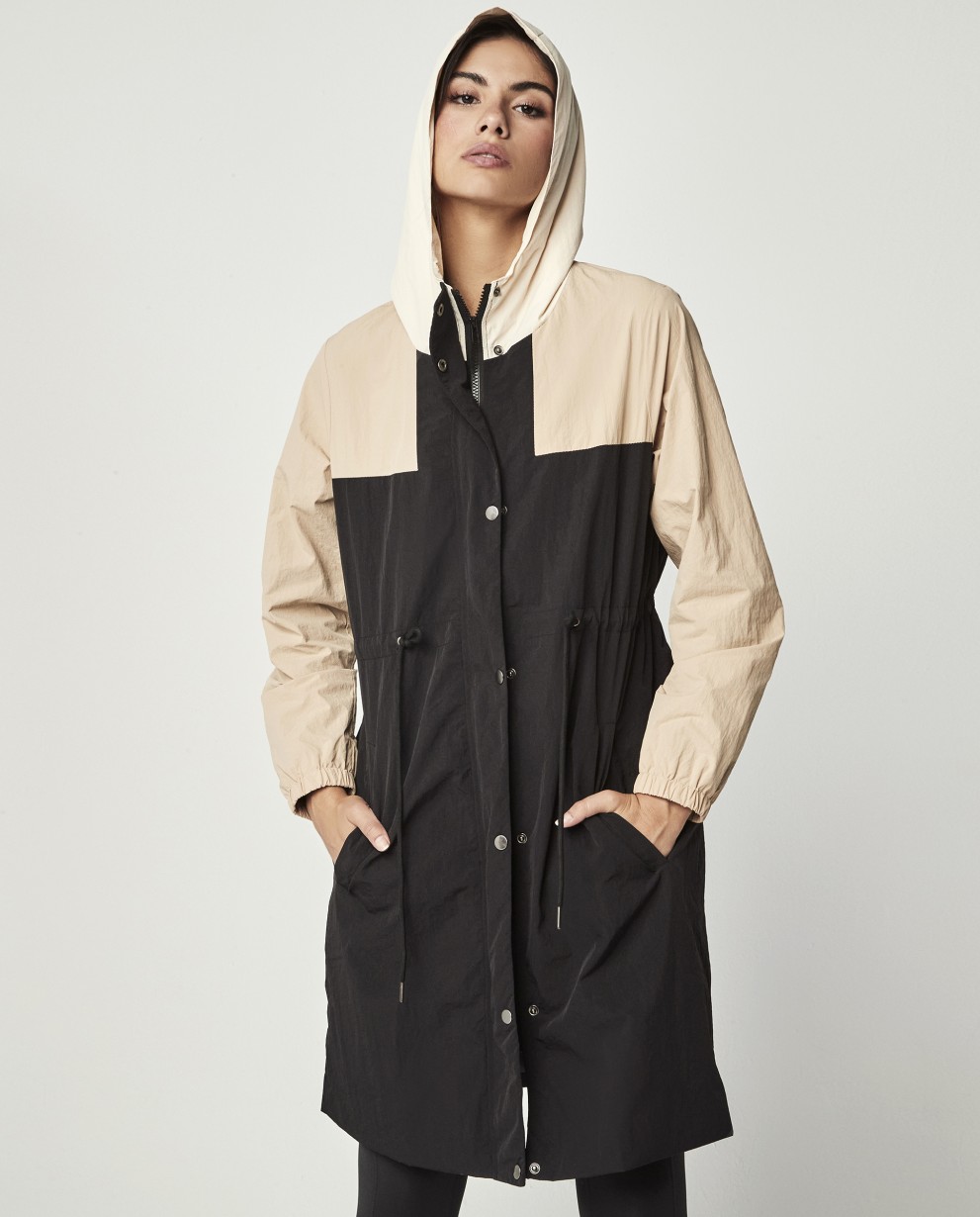 LONG WIND BREAKER JACKET BY PILAR RUBIO