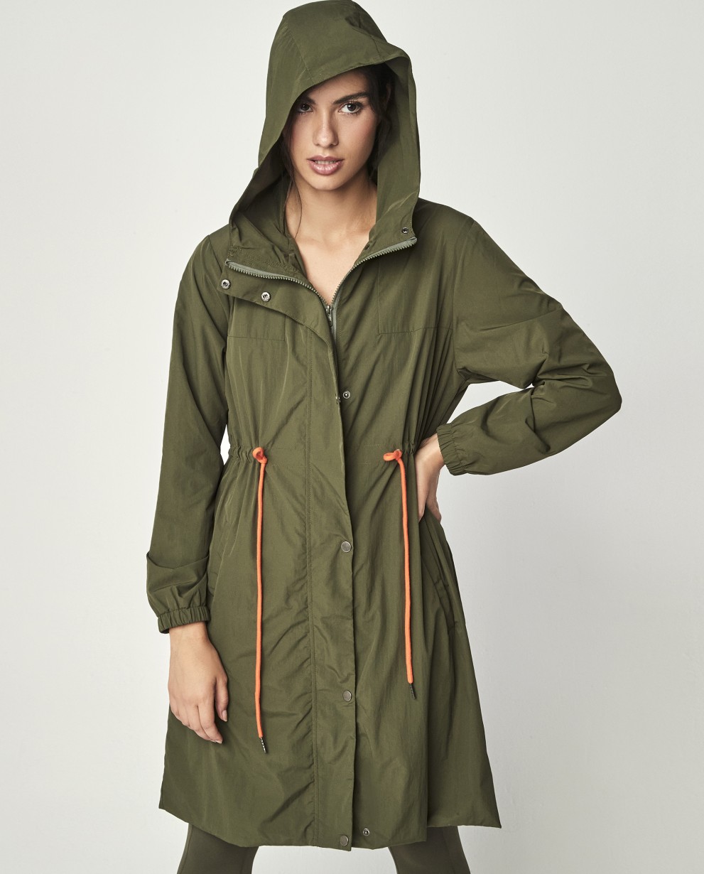 LONG WIND BREAKER JACKET BY PILAR RUBIO