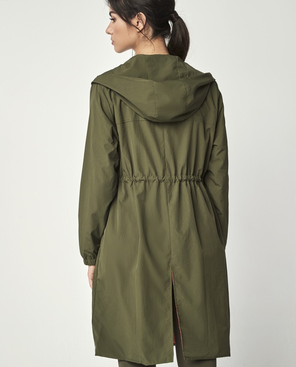 LONG WIND BREAKER JACKET BY PILAR RUBIO