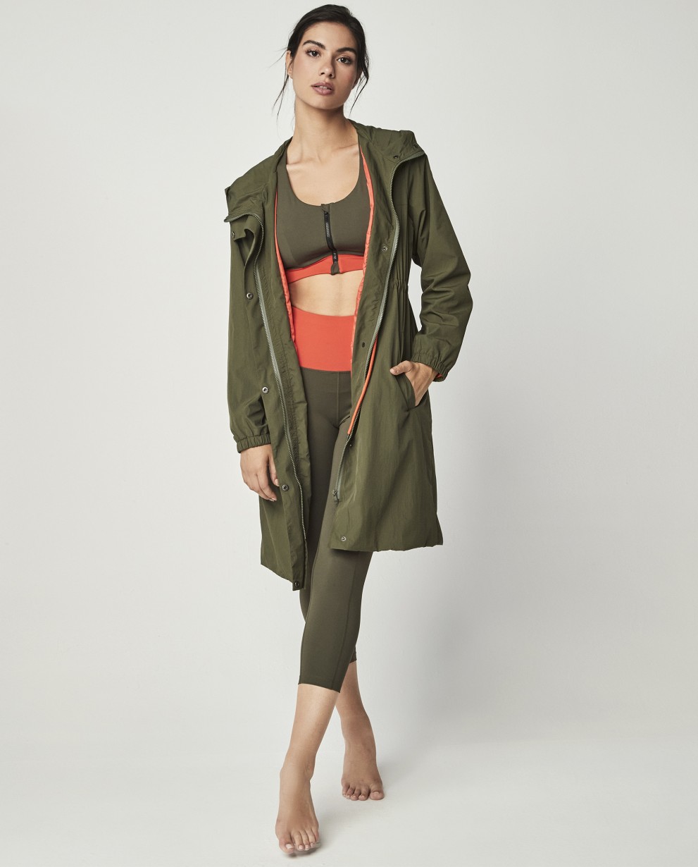 LONG WIND BREAKER JACKET BY PILAR RUBIO