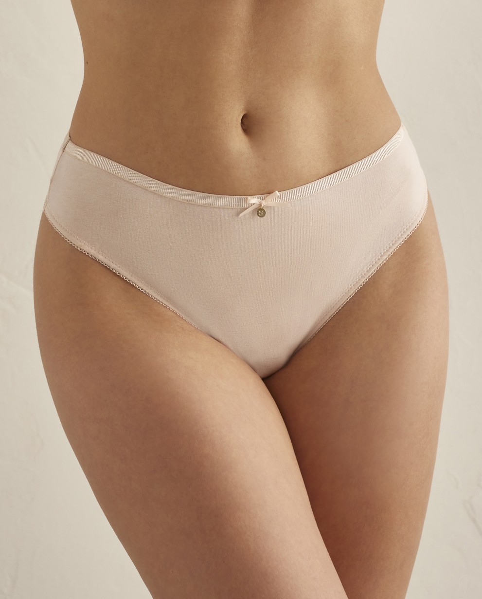 PACK BRAGA BIKINI BÁSICA ALGODÓN Y ENCAJE