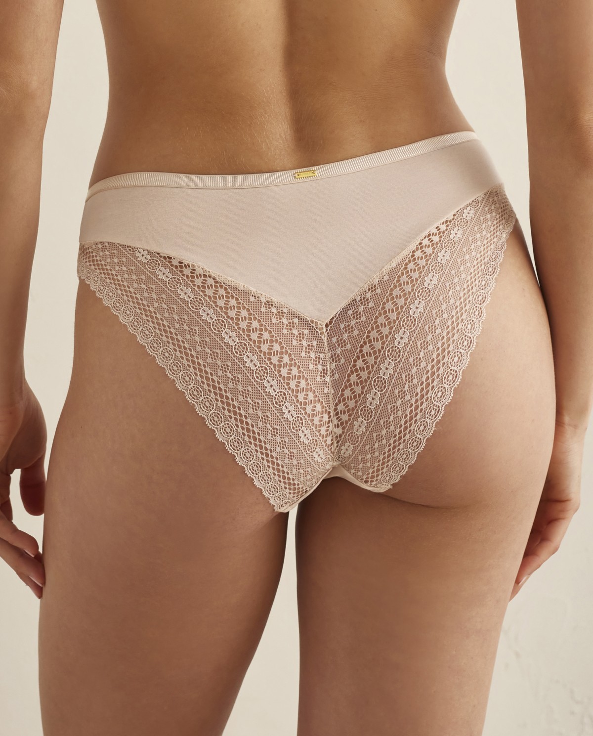 PACK BRAGA BIKINI BÁSICA ALGODÓN Y ENCAJE