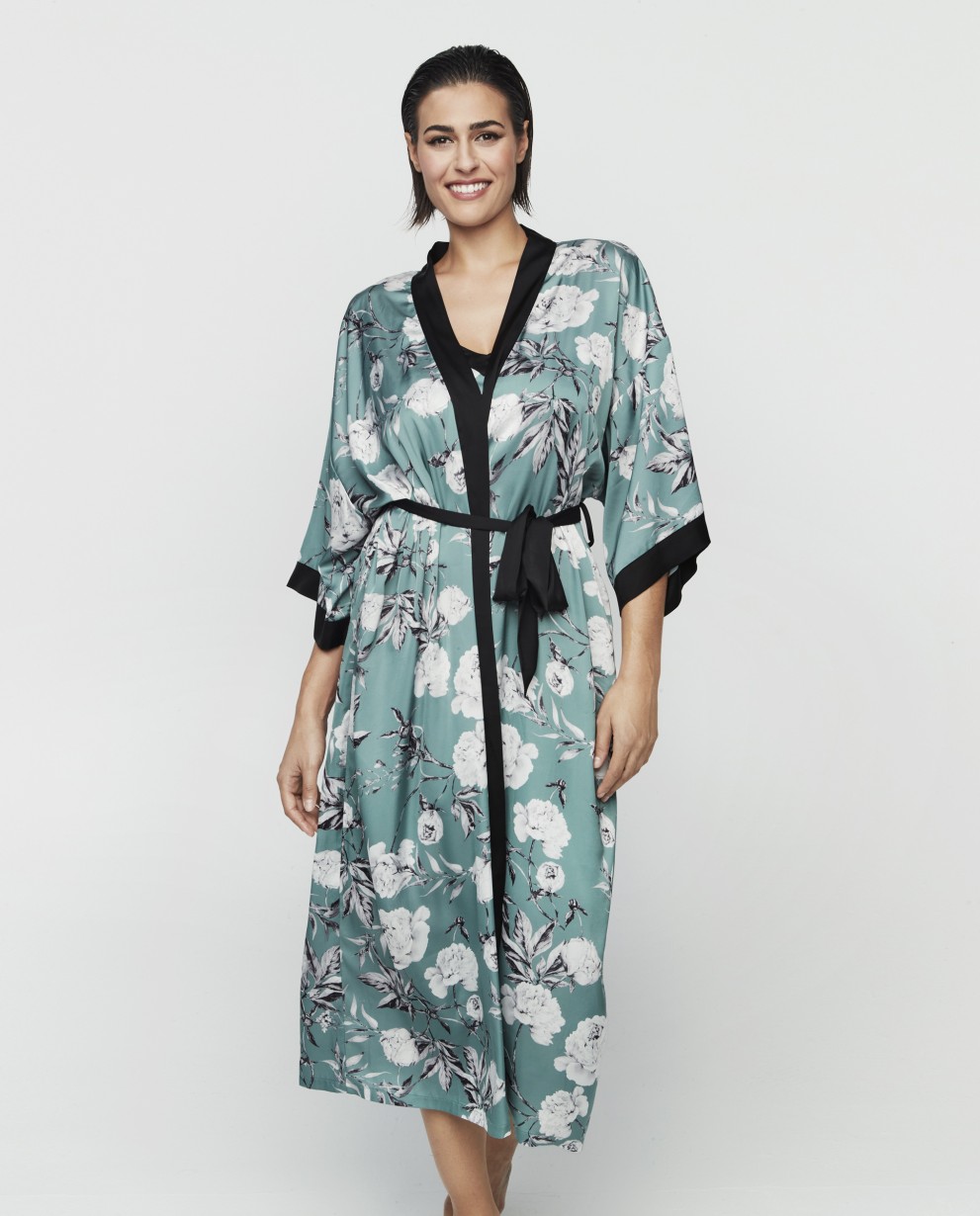 LONG LINGERIE ROBE