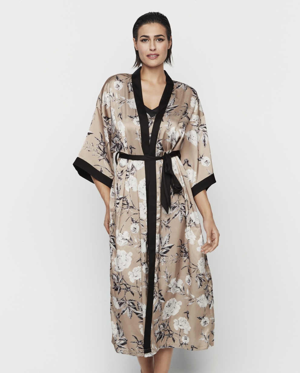 LONG LINGERIE ROBE