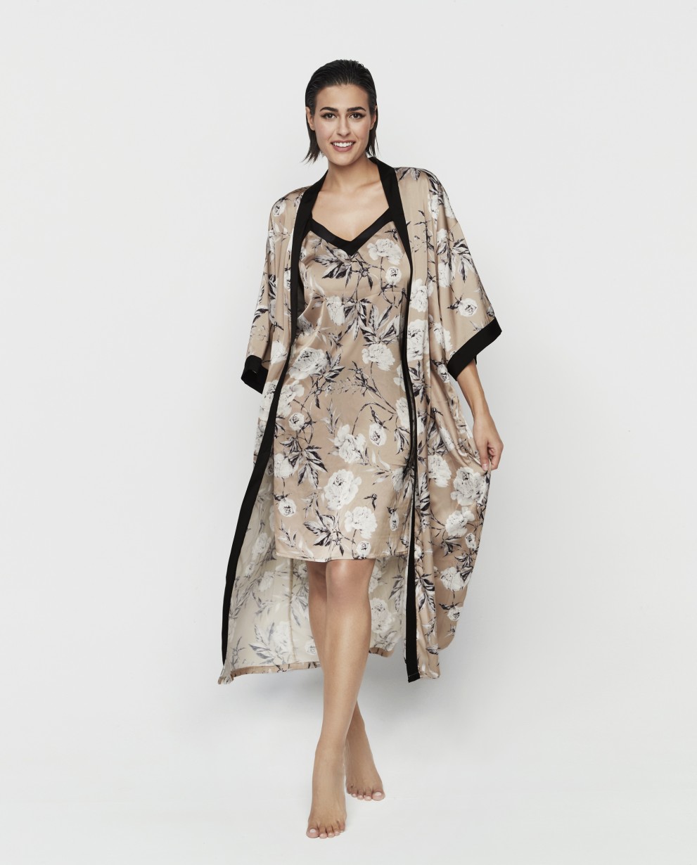 LONG LINGERIE ROBE