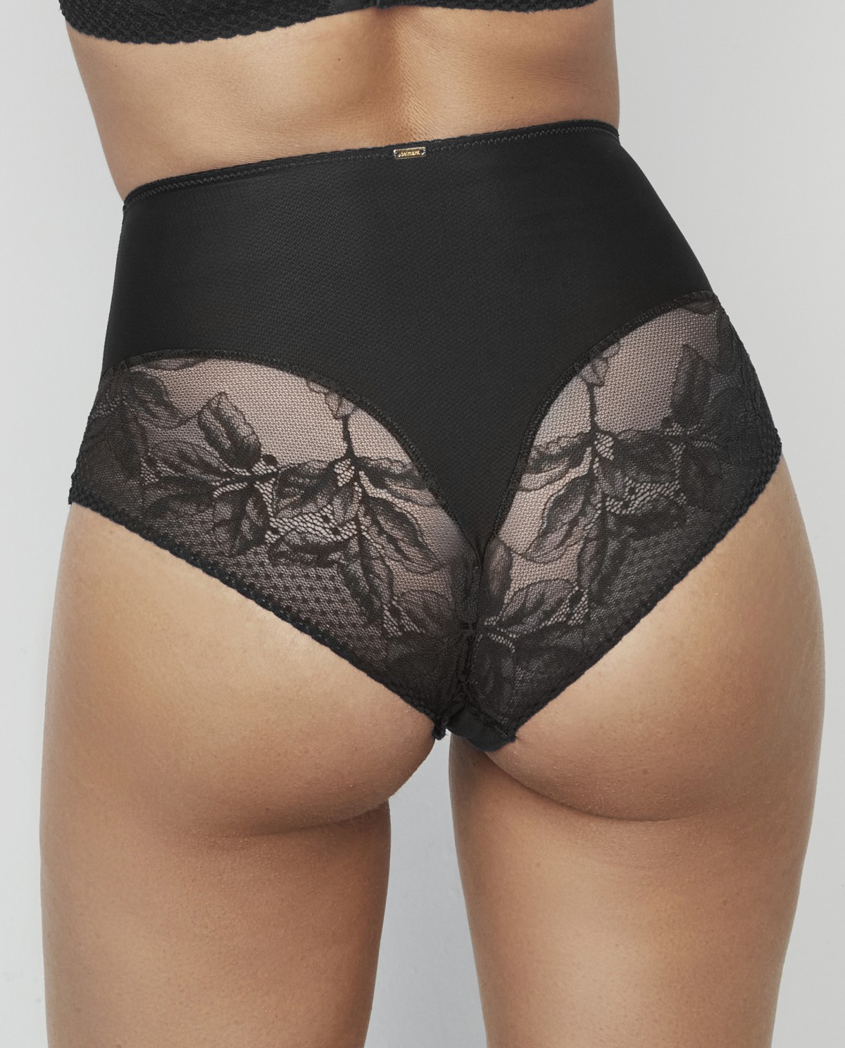 HIGH WAIST SHAPING PANTY WITH LACE