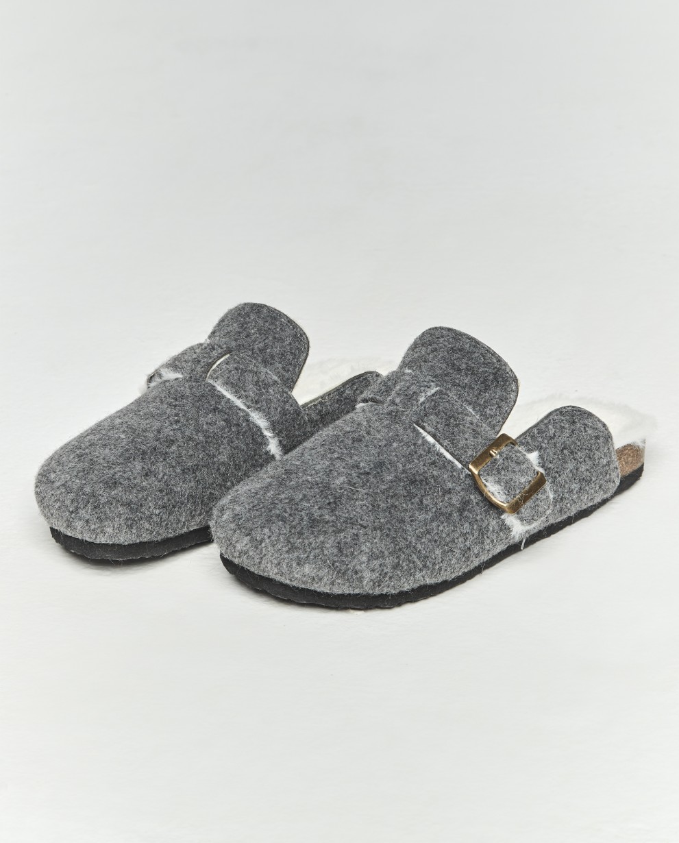 PANTOFOLE CON ZOCCOLO DONNA