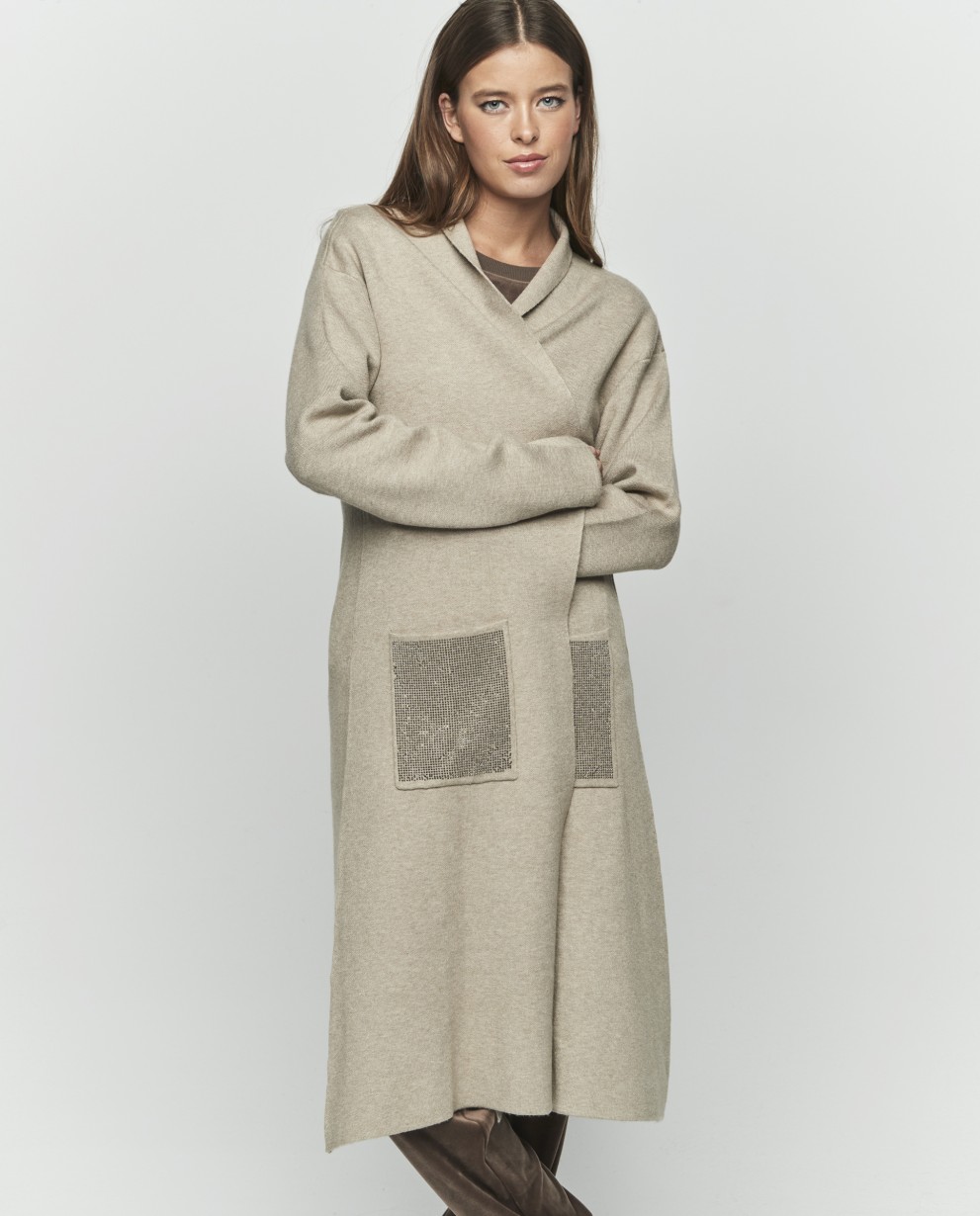 CARDIGAN WITH SHINE POCKET