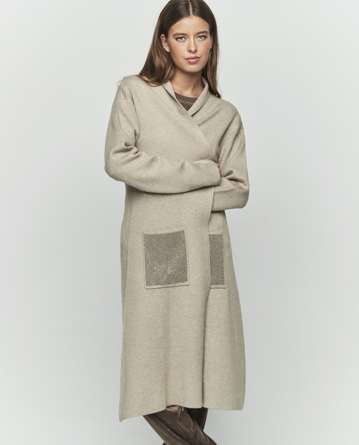 CARDIGAN WITH SHINE POCKET
