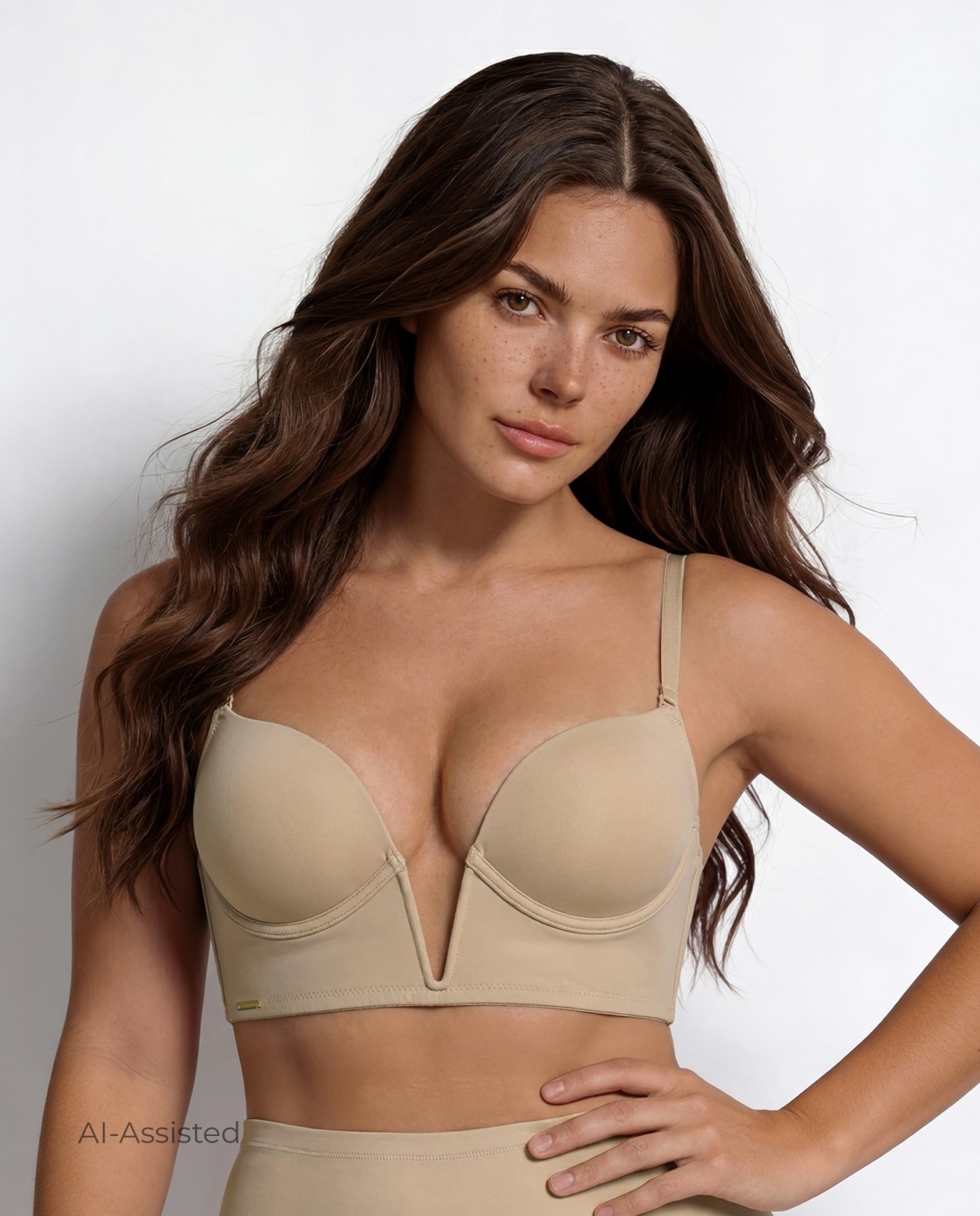 DEEP NECKLINE BRA