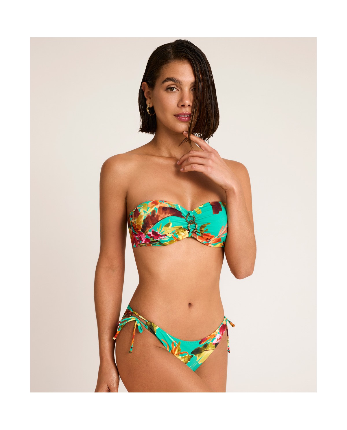 UNPADDED BANDEAU BIKINI TOP