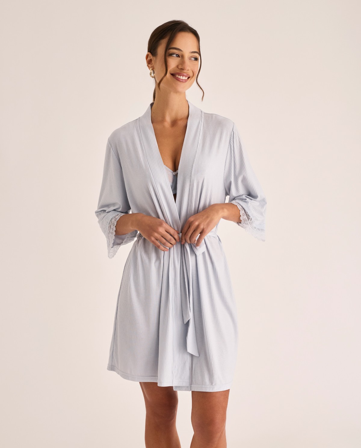 VESTITO CORTO A COSTINE