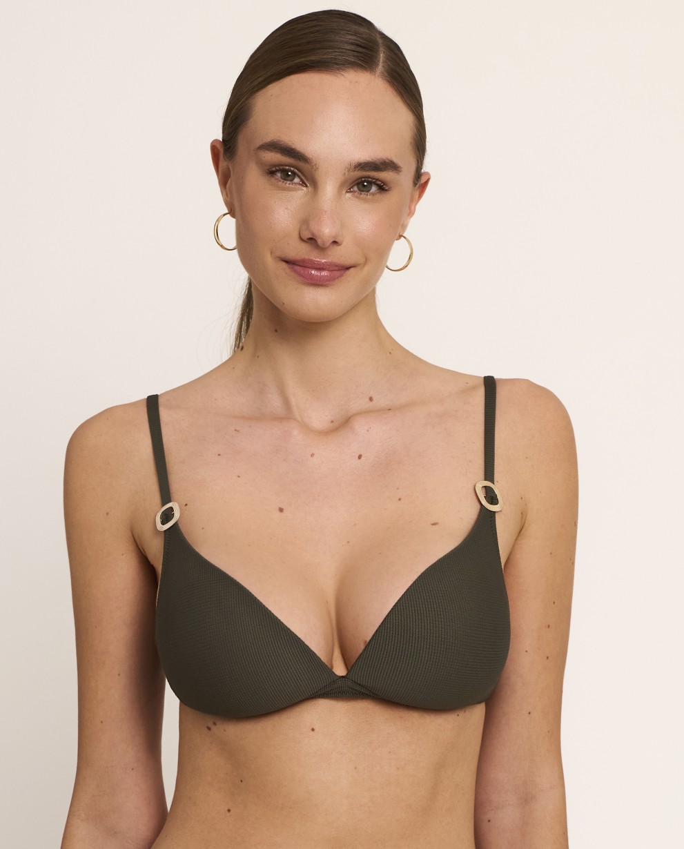 DEEP NECK BIKINI TOP