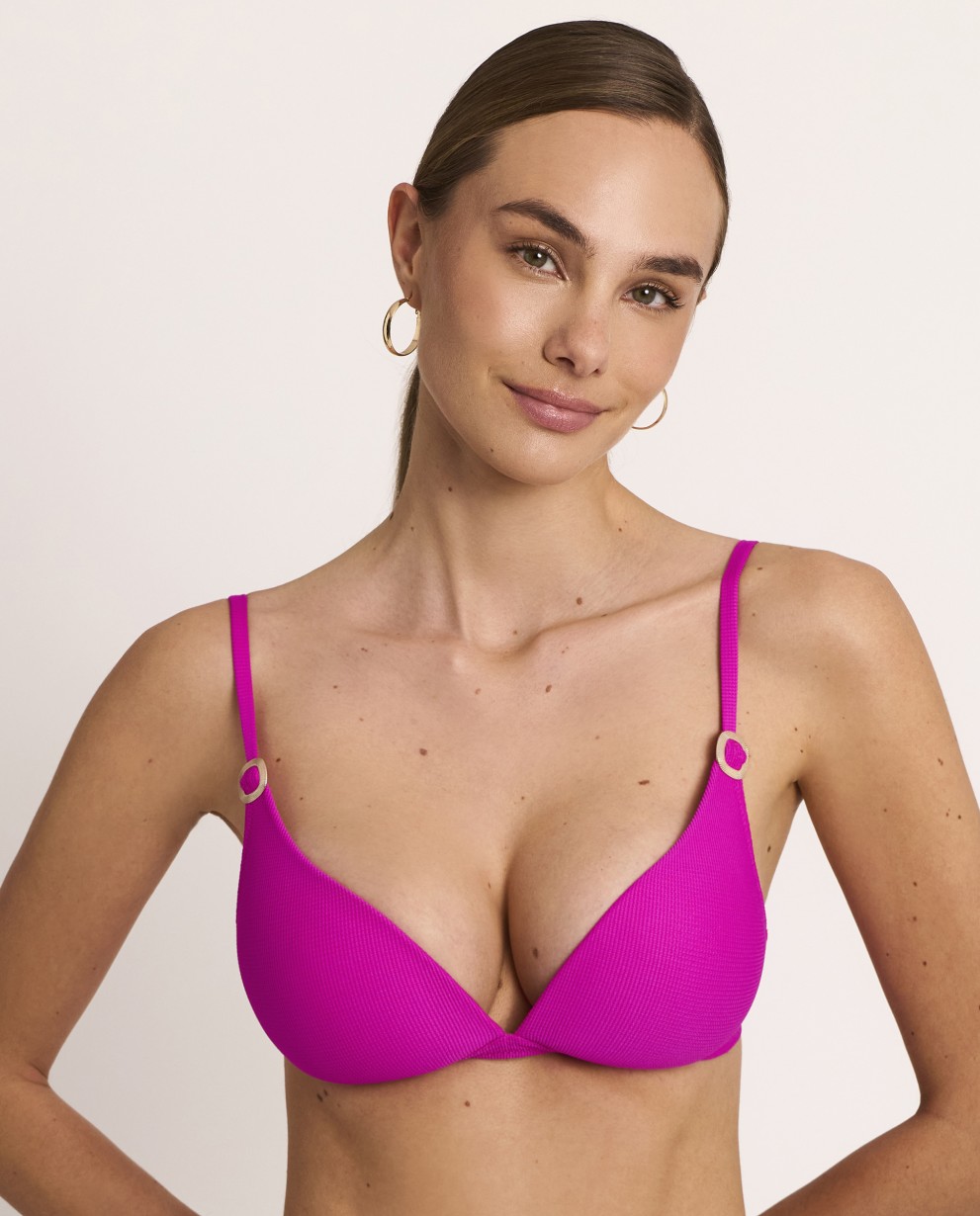 TOP BIKINI CON SCOLLATURA PROFONDA