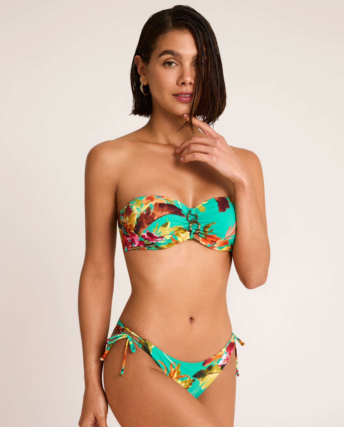 TOP BIKINI BANDEAU SEM COPA