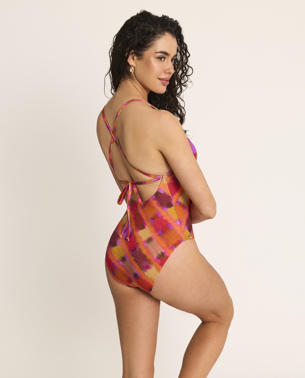 DEEP NECK SWIMSUIT