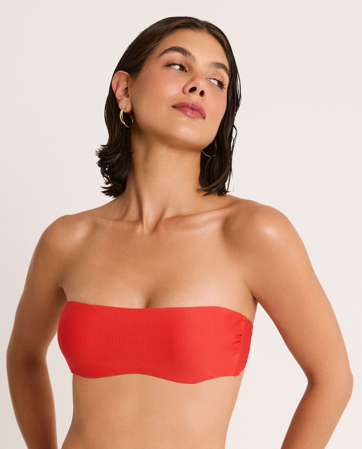UNPADDED BANDEAU BIKINI TOP