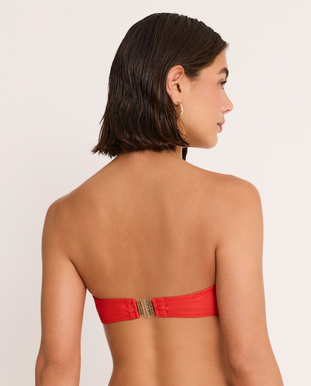 UNPADDED BANDEAU BIKINI TOP