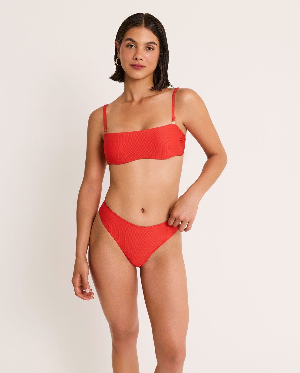 UNPADDED BANDEAU BIKINI TOP