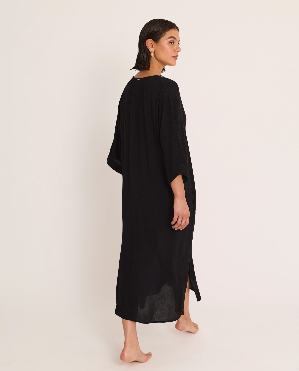 VESTIDO DECOTE EM V