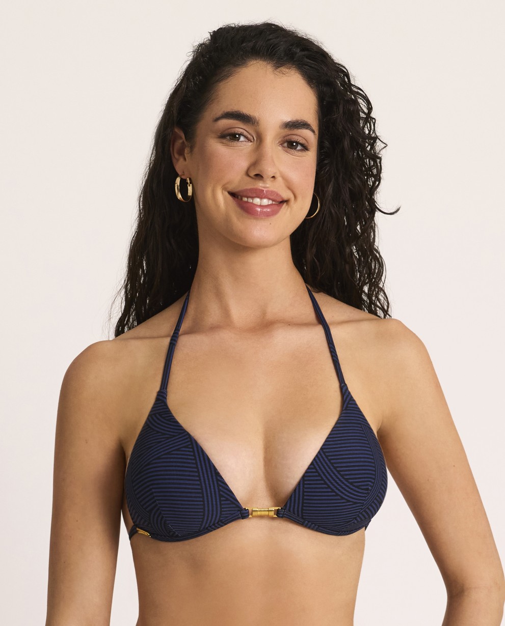 TRIANGLE BIKINI TOP PUSH-UP
