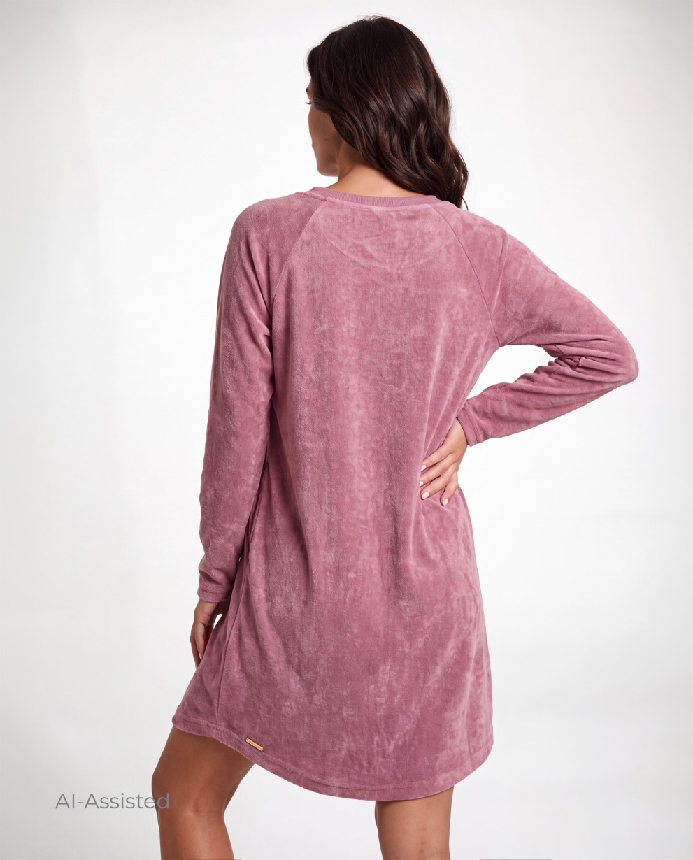 CAMICIA DA NOTTE A MANICHE LUNGHE