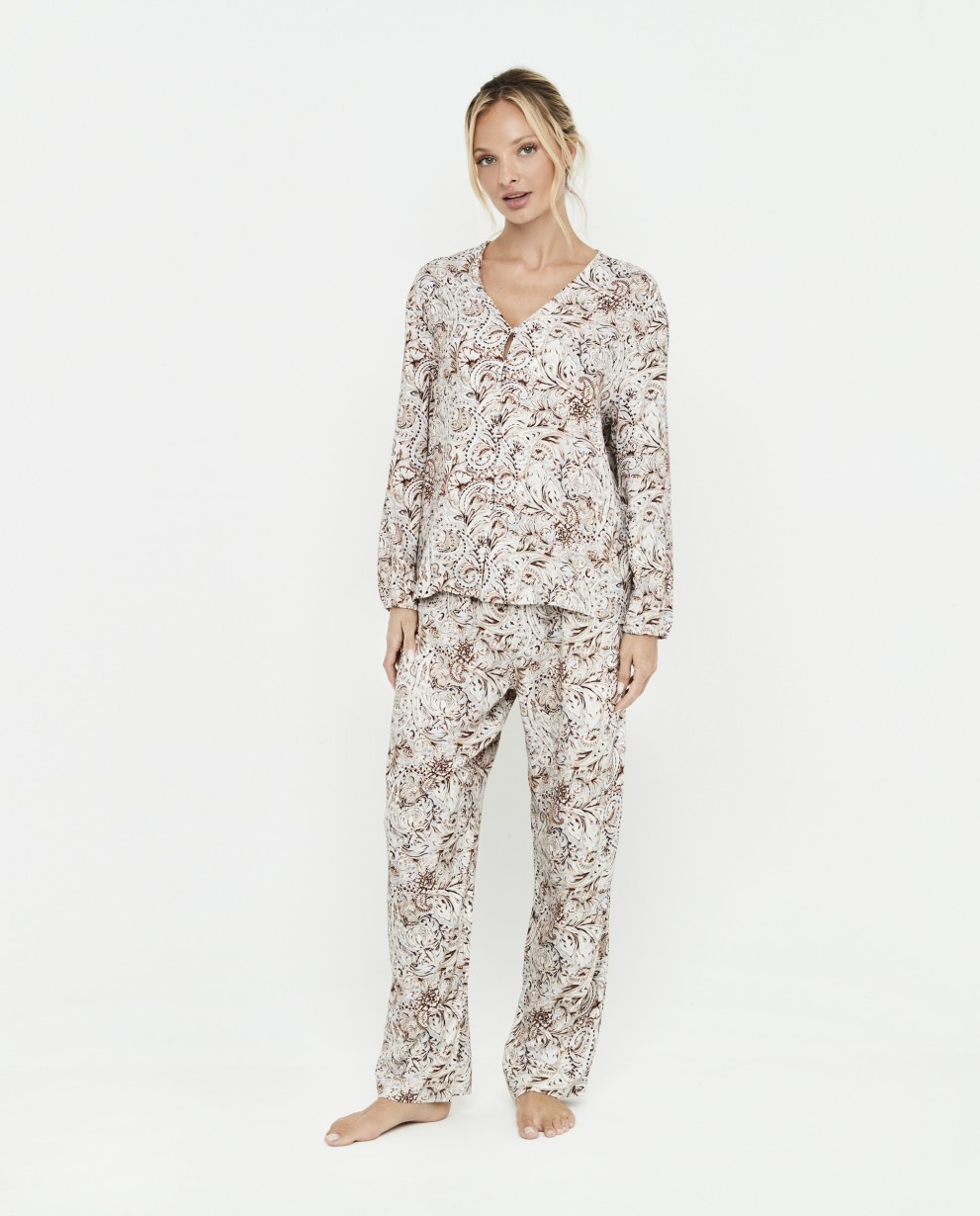 PIJAMA MUJER CAMISERO
