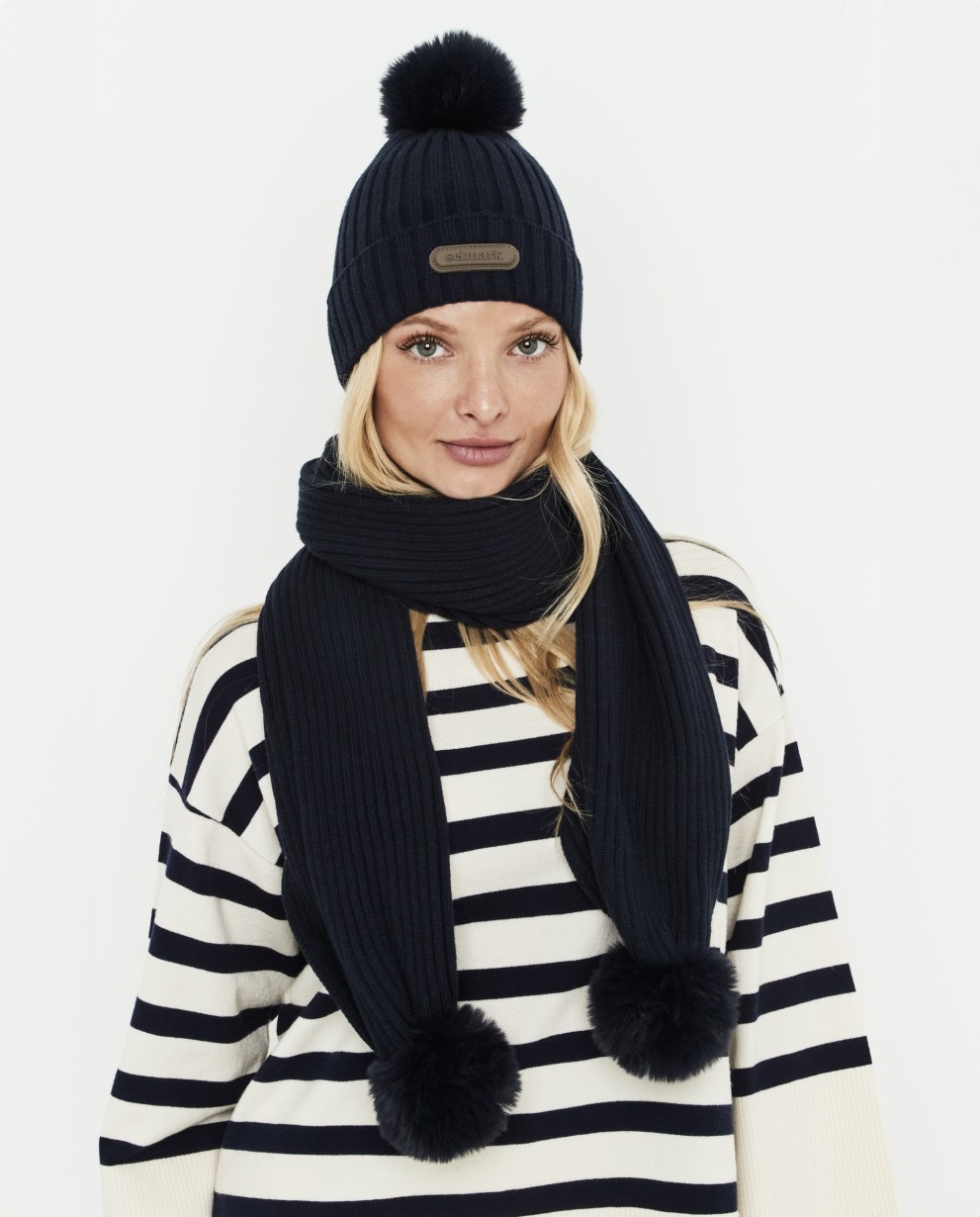 SET CAPPELLO E SCIARPA CON PON PON