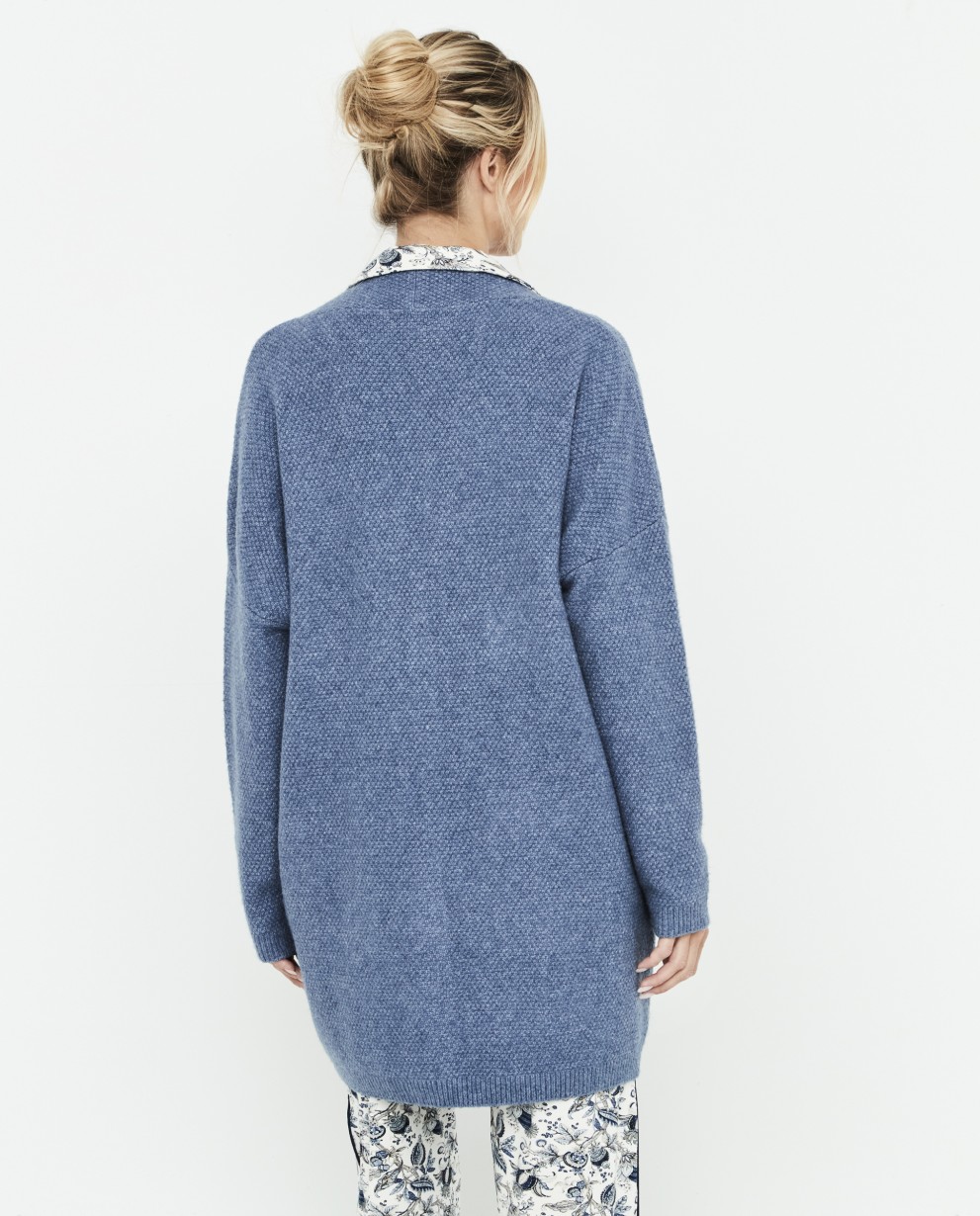 CARDIGAN A TRECCE