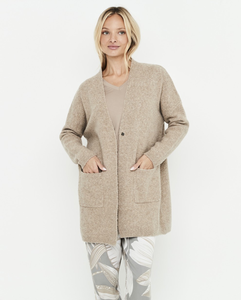 SEED STITCH CARDIGAN