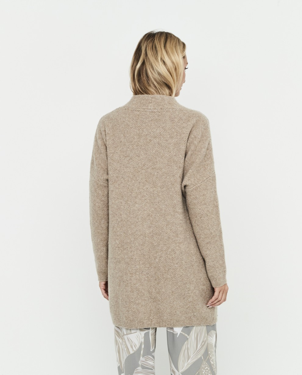 CHAQUETA PUNTO ARROZ