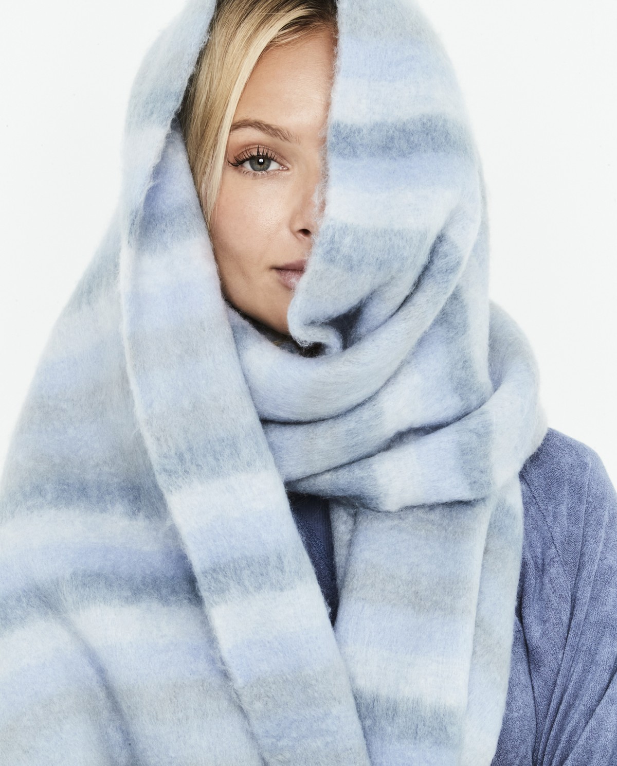 Light Blue Scarf