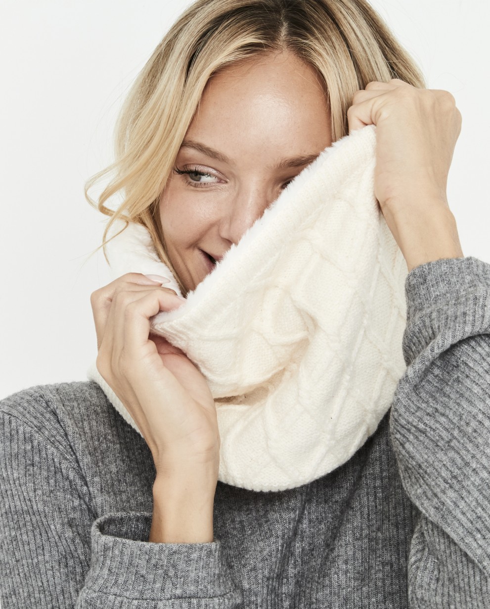 Reversible Faux Fur Snood