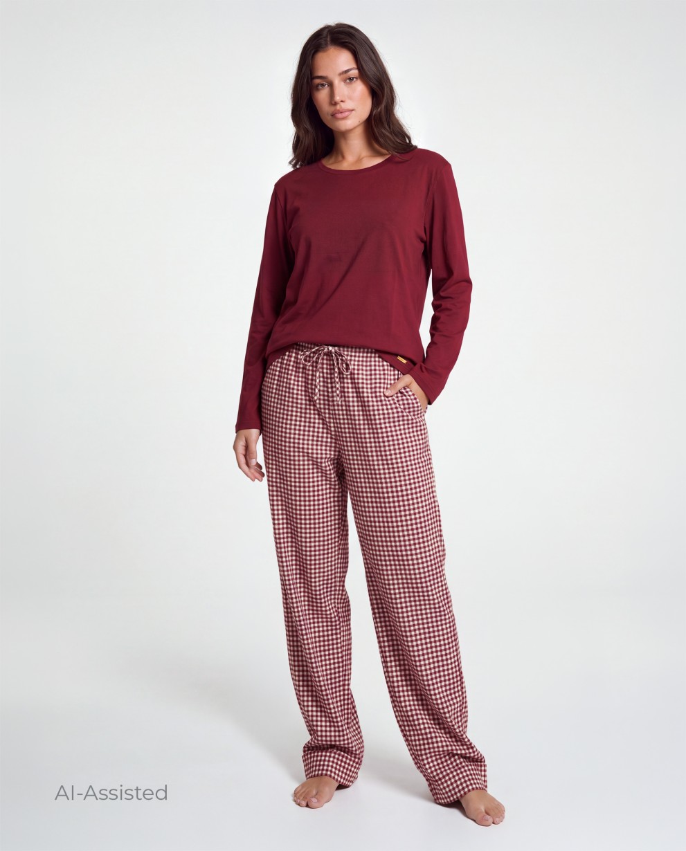 PIJAMA DOS PIEZAS CAMISETA