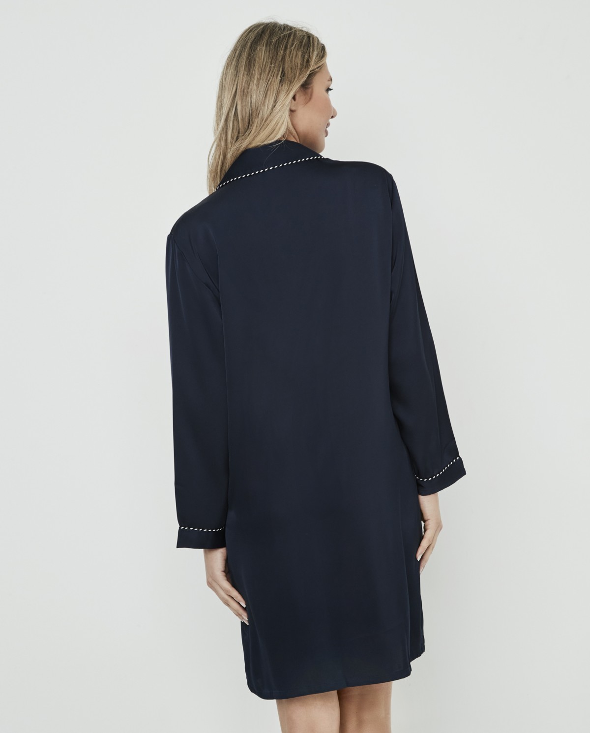 CAMISÓN CAMISERO SATINADO