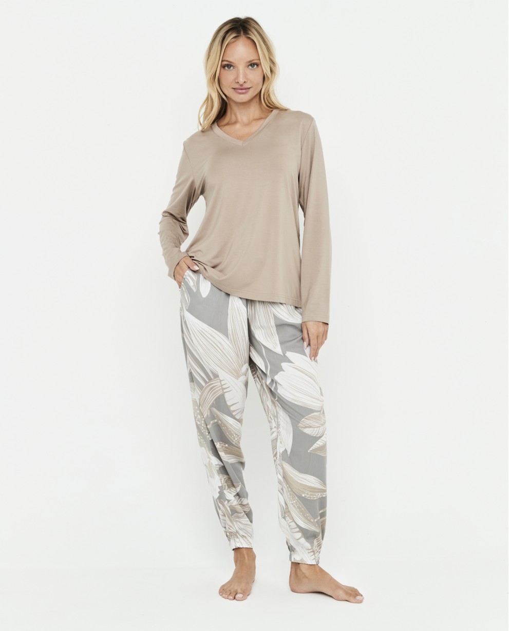 PIJAMA CAMISETA BAMBOO PANTALÓN VISCOSA