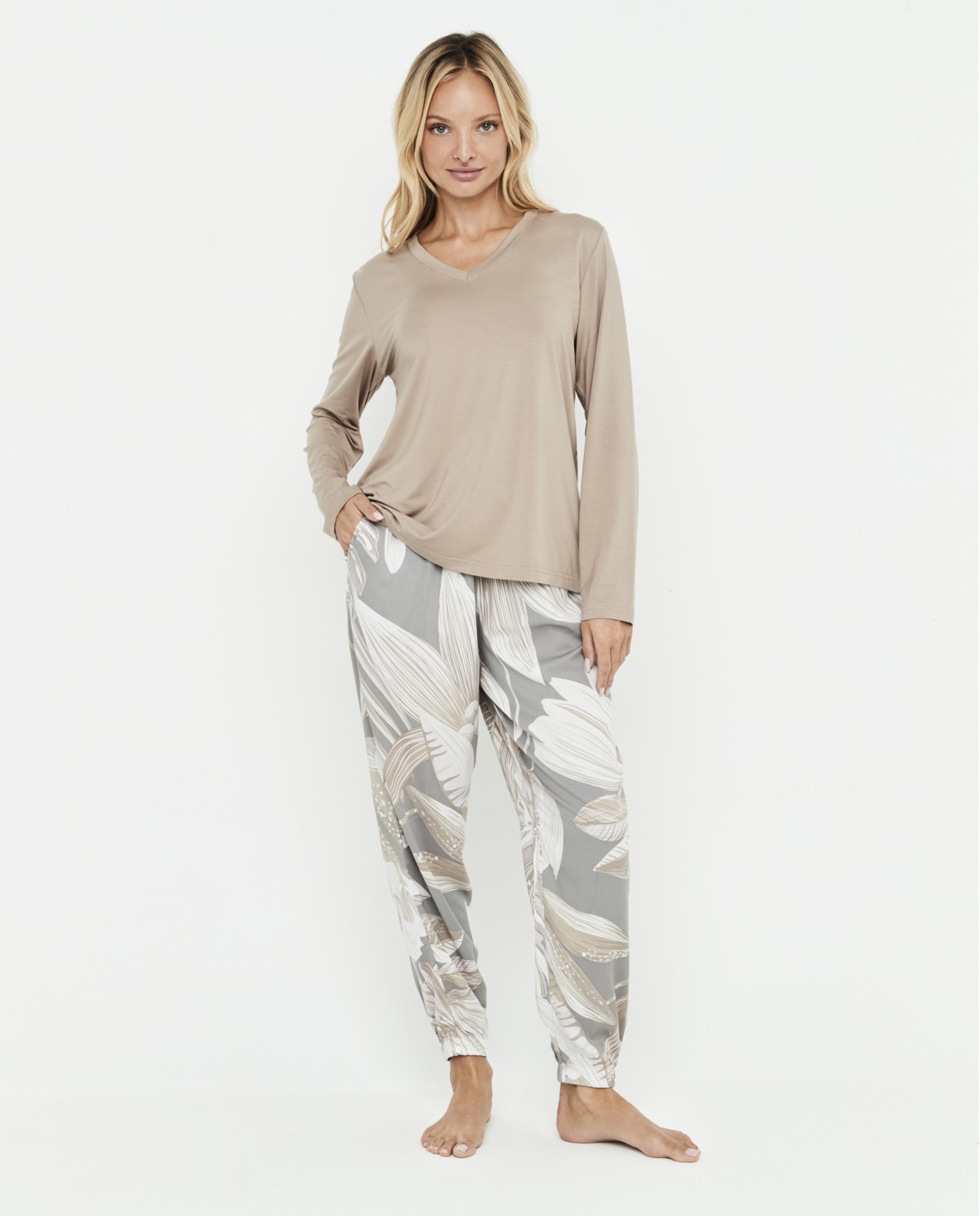 PIJAMA CAMISETA BAMBOO PANTALÓN VISCOSA