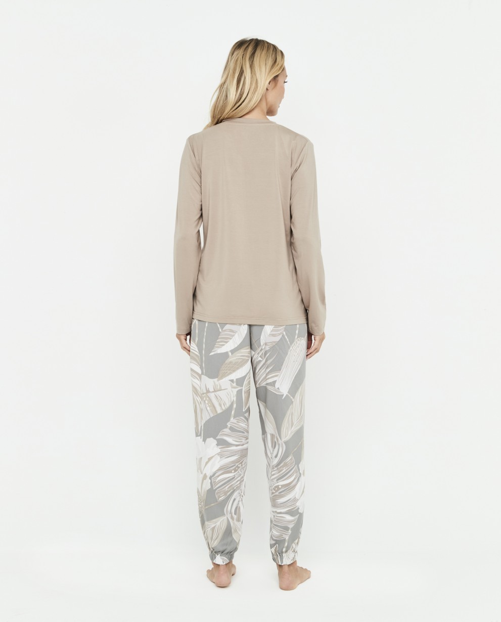 PIJAMA CAMISETA BAMBOO PANTALÓN VISCOSA