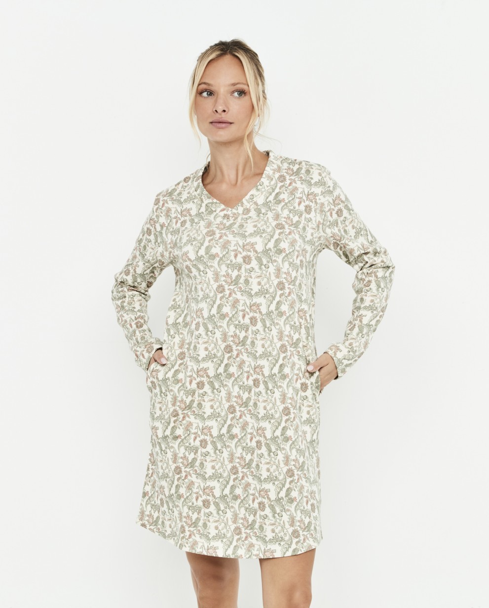 LONG SLEEVE NIGHTDRESS