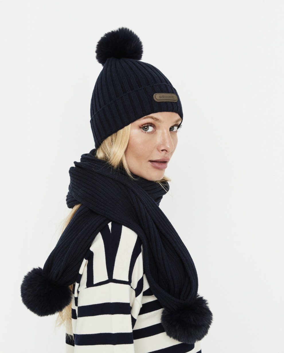 SET CAPPELLO E SCIARPA CON PON PON